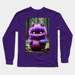 Cute Fluffy Monster 002 Long Sleeve T-Shirt